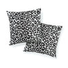 ICONIC LEOPARD I/O 20" PILLOW Graphite