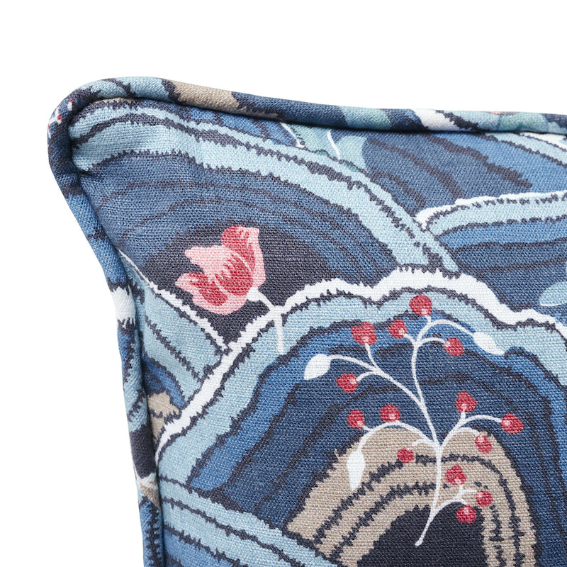 ROLLING HILLS 18" PILLOW Blue