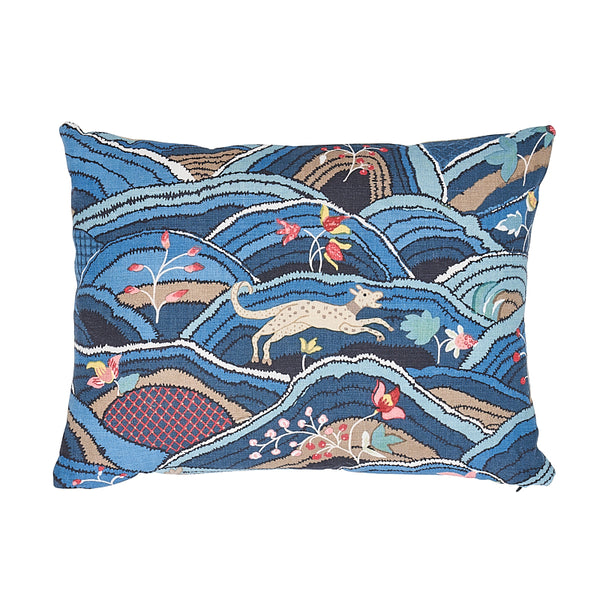 Rolling Hills Pillow Blues | Schumacher Pillows