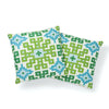 PALMETTO PRINT 20" PILLOW Lagoon