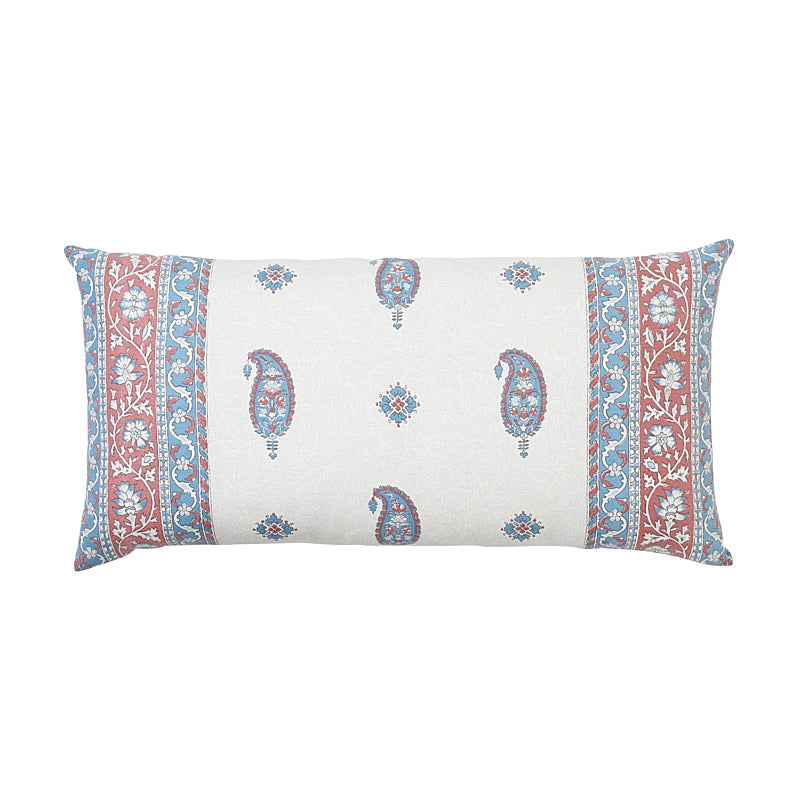 OJAI PAISLEY PILLOW Red