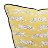 LEAPING LEOPARDS PILLOW Yellow