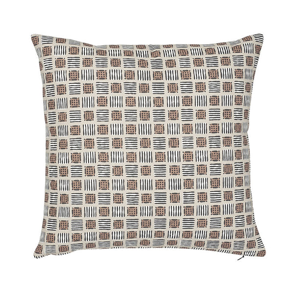 Mottley Grid 16" Pillow Wren | Schumacher Pillows