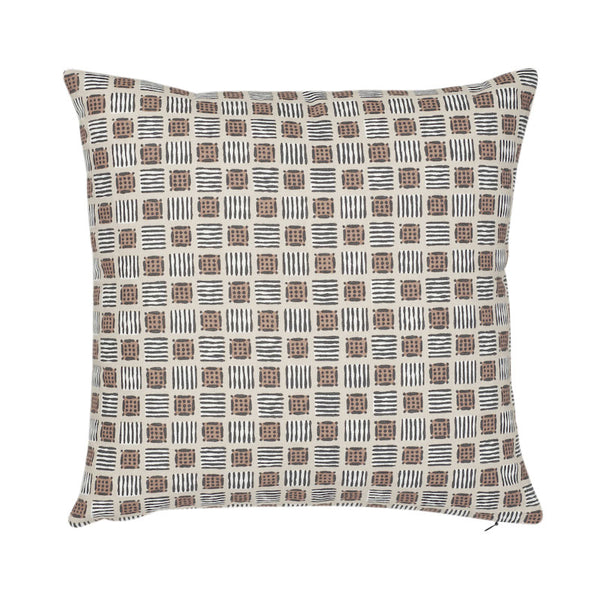 Mottley Grid 20" Pillow Wren | Schumacher Pillows