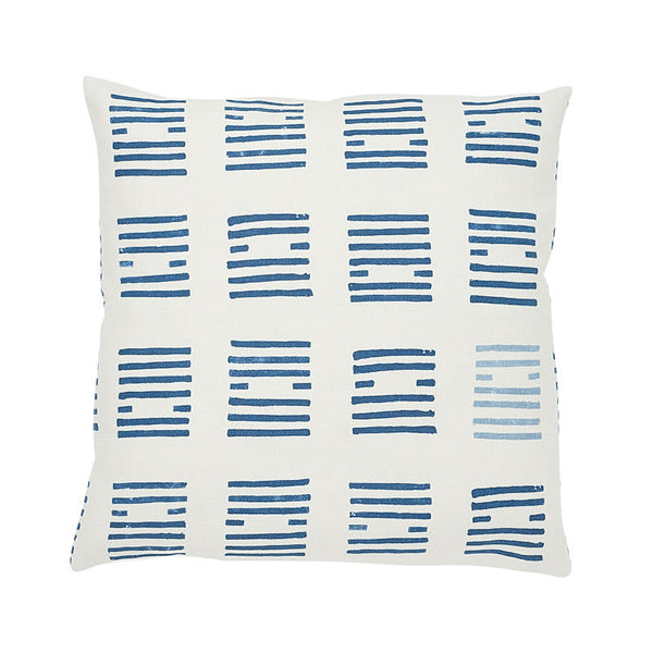 Tiasquam 20" Pillow Blue | Schumacher Pillows