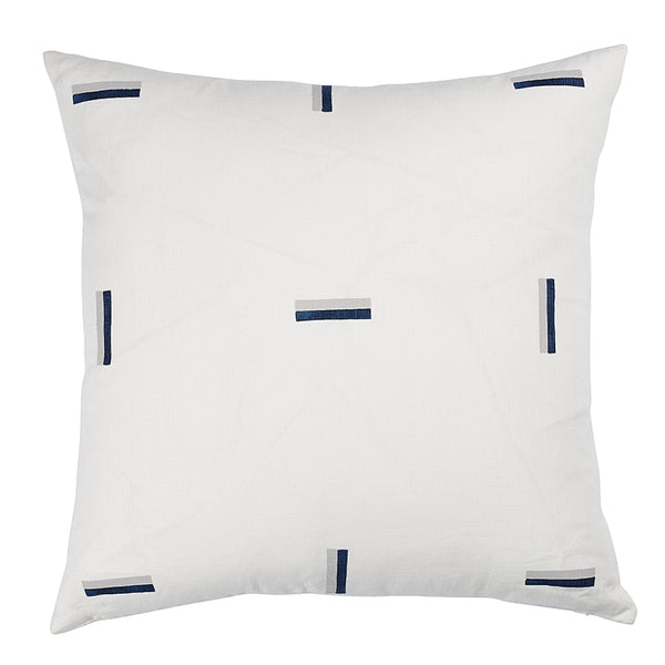 Icehouse 22" Pillow Prussian&Grey | Schumacher Pillows