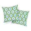 INDIO & PRESIDIO IKAT PILLOW Green
