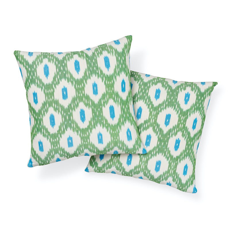 INDIO & PRESIDIO IKAT PILLOW Green