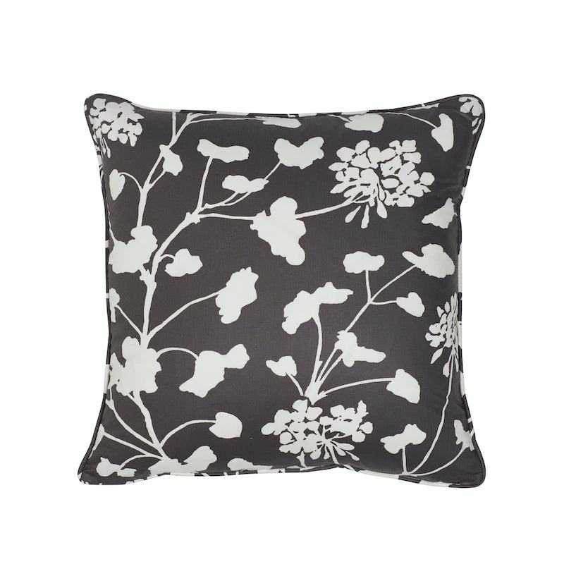 Pennick Chintz 20" Pillow Black