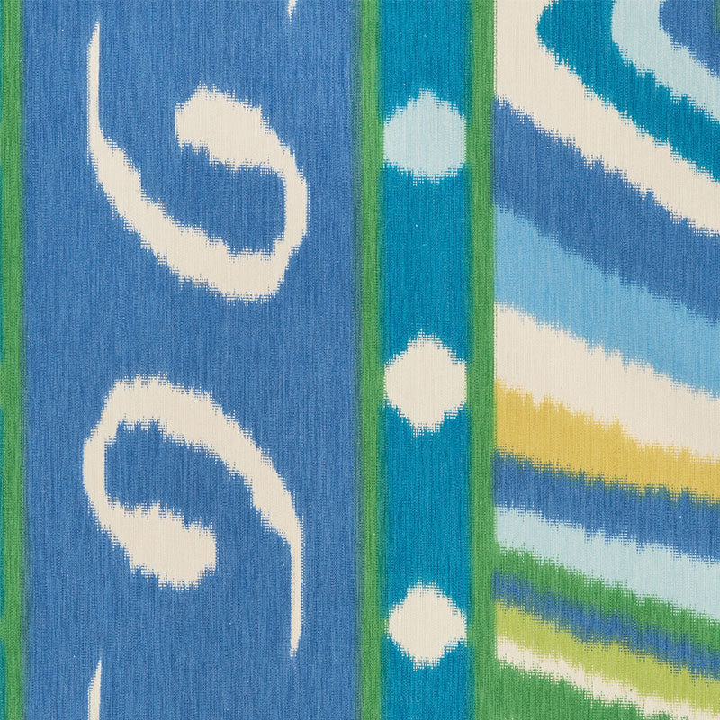 TERENCE IKAT 22" PILLOW Peacock