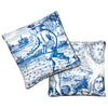 MODERN TOILE 20" BOX PILLOW Indigo
