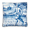 MODERN TOILE 20" BOX PILLOW Indigo