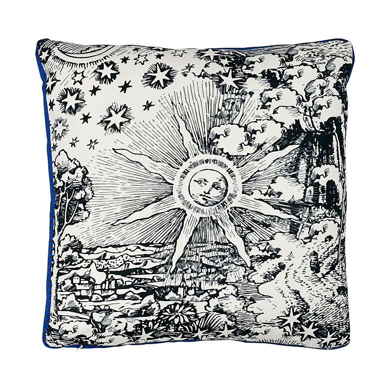 MODERN TOILE 20" BOX PILLOW Black