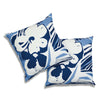 STEVIE 22" PILLOW Blue&White
