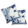 STEVIE 22" PILLOW Blue&White