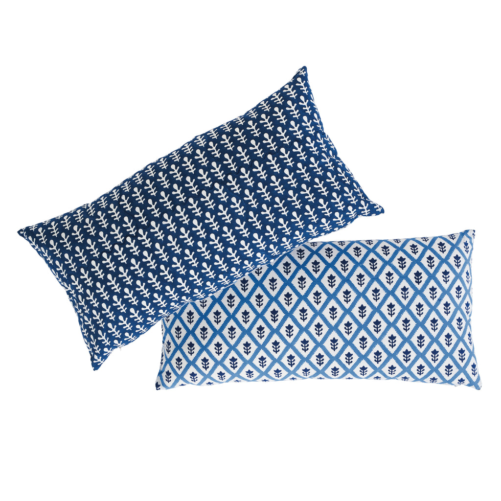 BAGRU & BUTI PILLOW Blue
