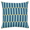 PATTEE & LUNA 18" PILLOW Tumeric&Blue