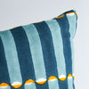 PATTEE & LUNA 20" PILLOW Tumeric&Blue