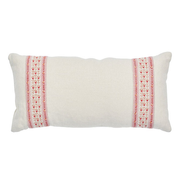 Pica Bella Hand Blocked Pillow Pink & Orange