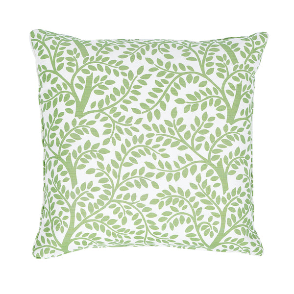 Temple Garden Ii 22" Pillow Green | Schumacher Pillows