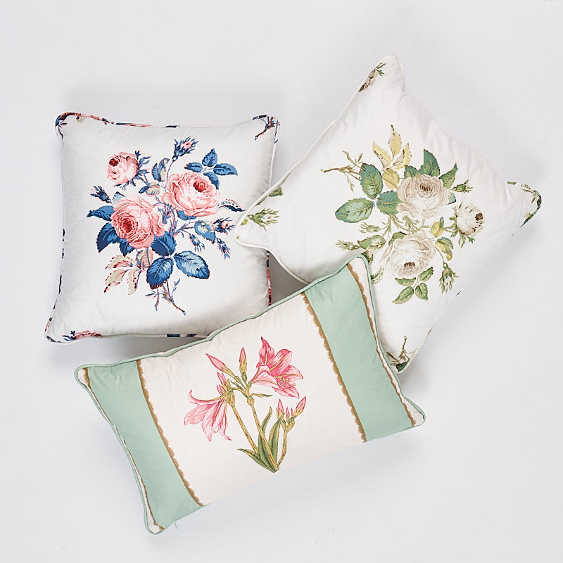 Loudon Rose Pillow Ivory
