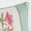 SERVILIA STRIPE PILLOW Aqua&White