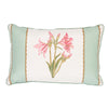 SERVILIA STRIPE PILLOW Aqua&White