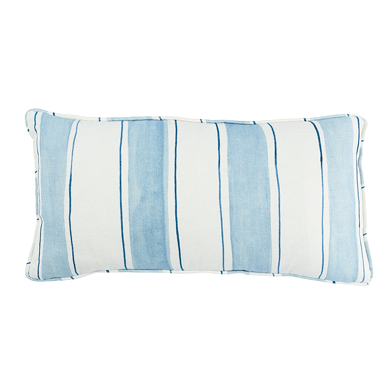 Tracing Stripes Pillow Sky