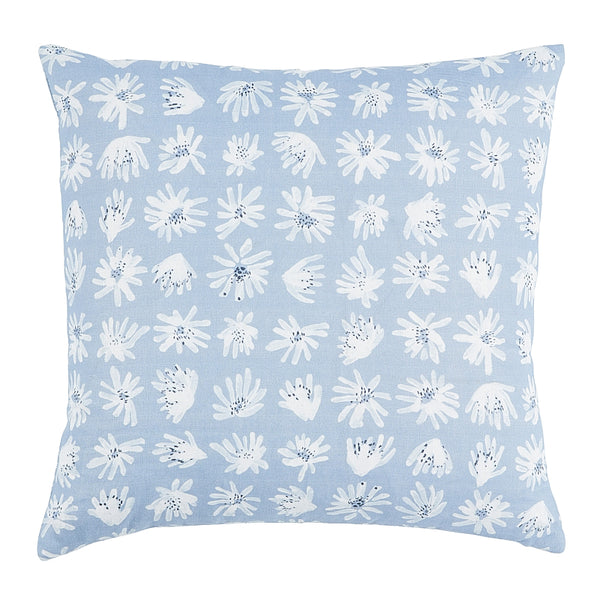 Meadow Rock 18" Pillow Blue | Schumacher Pillows