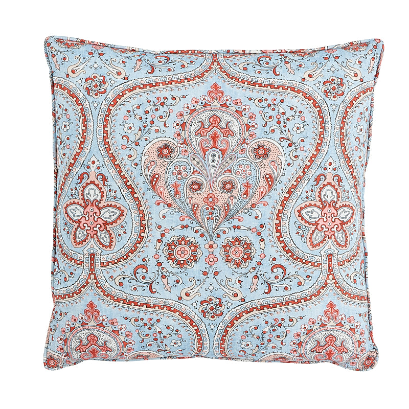PAISLEY COURT 20" PILLOW Sky&Rose