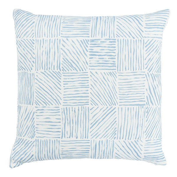 Katama 22" Pillow Sky | Schumacher Pillows