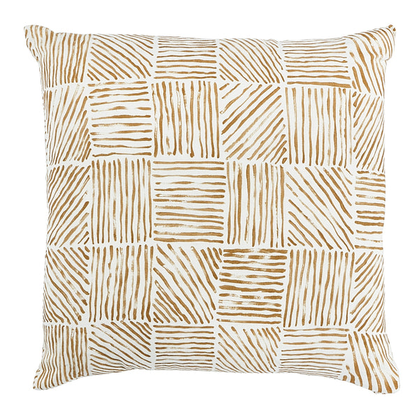 Katama 20" Pillow Caramel | Schumacher Pillows