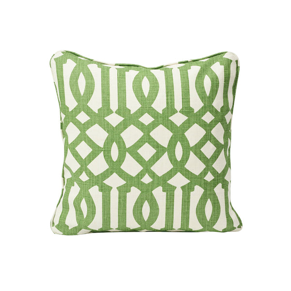 Imperial Trellis 18" Pillow Treillage/Ivory | Schumacher Pillows