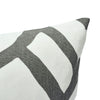 ZIMBA 18" PILLOW Charcoal&White