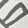 ZIMBA 18" PILLOW Charcoal&White