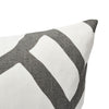 ZIMBA 20" PILLOW Charcoal&White
