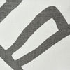 ZIMBA 20" PILLOW Charcoal&White