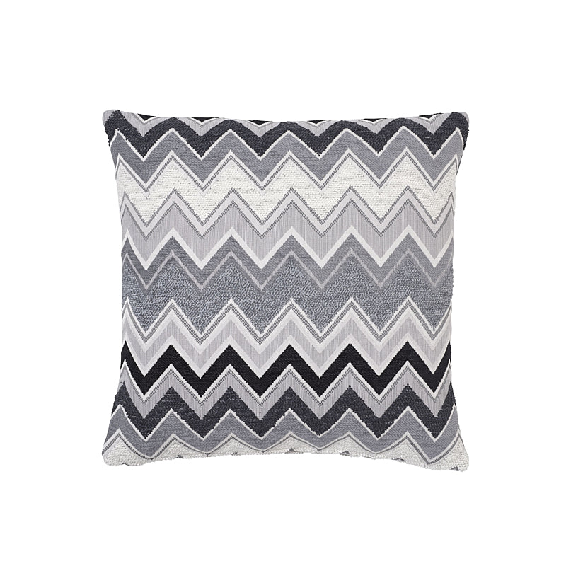 ZENYATTA MONDATTA 18" PILLOW Noir&Blanc