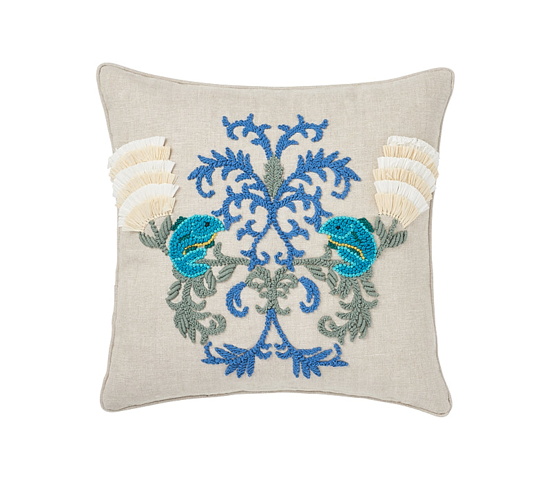 Anemone 18" Pillow Sea