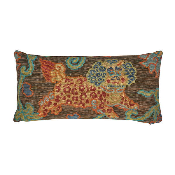 Khotan Weave Pillow Sable | Schumacher Pillows