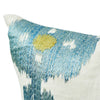 RAJA EMBROIDERY 18" PILLOW Sky