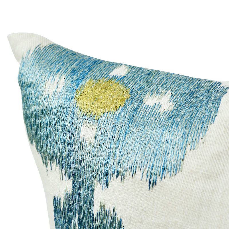 RAJA EMBROIDERY 18" PILLOW Sky