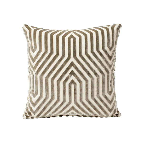 Vanderbilt Velvet 18" Pillow Dove | Schumacher Pillows