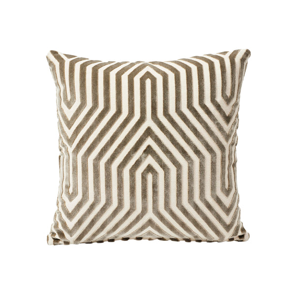 Vanderbilt Velvet 20" Pillow Dove | Schumacher Pillows