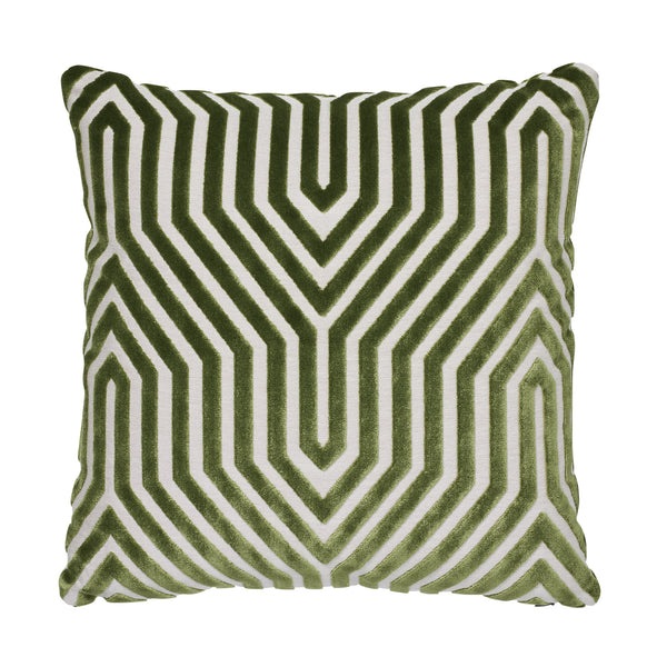 Vanderbilt Velvet 20" Pillow Lettuce | Schumacher Pillows