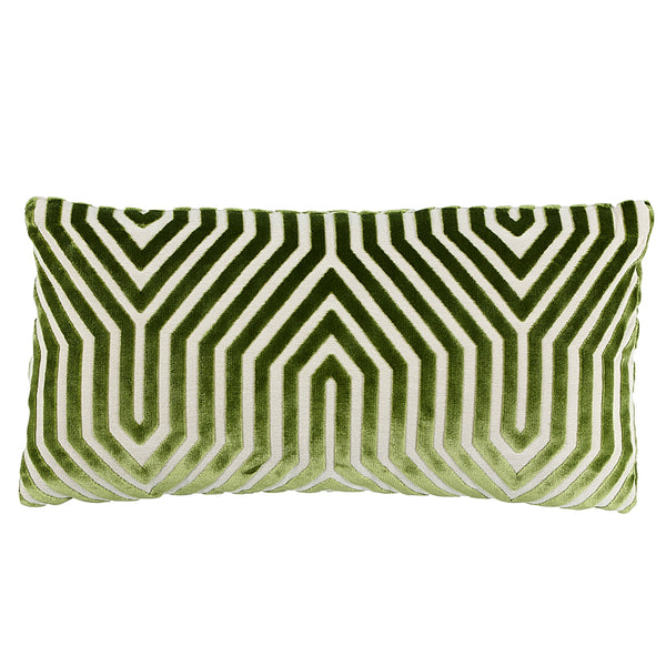 Vanderbilt Velvet Pillow Lettuce | Schumacher Pillows