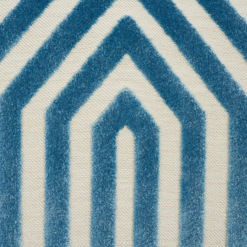 VANDERBILT VELVET PILLOW Marine