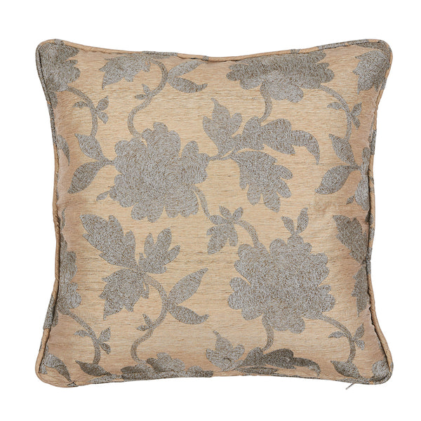 Moon Garden 18" Pillow Pewter | Schumacher Pillows