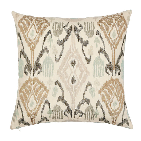 Turkestan Embroidery 20" Pillow Moonstone | Schumacher Pillows