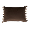 SOPHIA VELVET PILLOW Cocoa